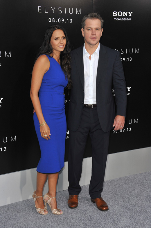 Актер Мэтт Дэймон (Matt Damon) с женой / Featureflash / Shutterstock.com