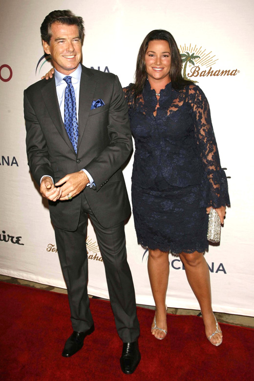 Пирс Броснан (Pierce Brosnan) с женой Кили Шэй Смит (Keely Shaye Smith) / © s_bukley / Shutterstock.com