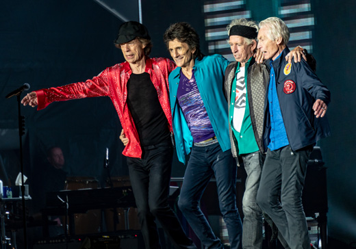 Британские рокеры из группы Rolling Stones