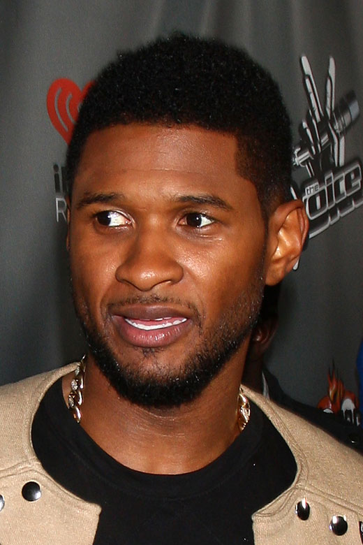 Портрет певца Usher
