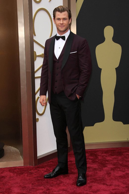 Крис Хемсворт на церемонии вручения "Оскара"