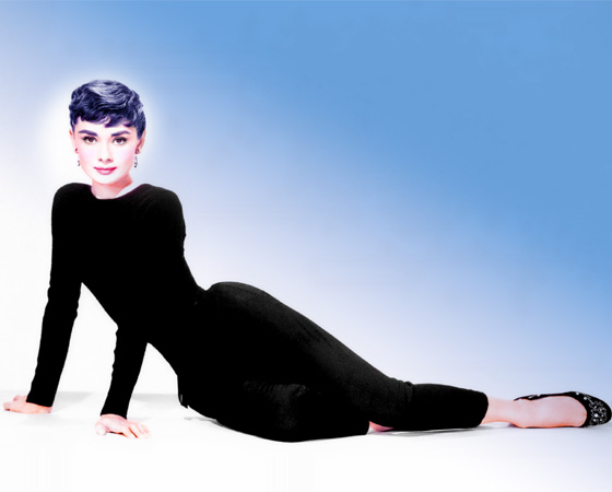 Одри Хепберн (Audrey Hepburn) в модной фотосессии