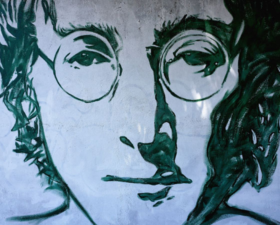 Нарисованный портрет Джона Леннона